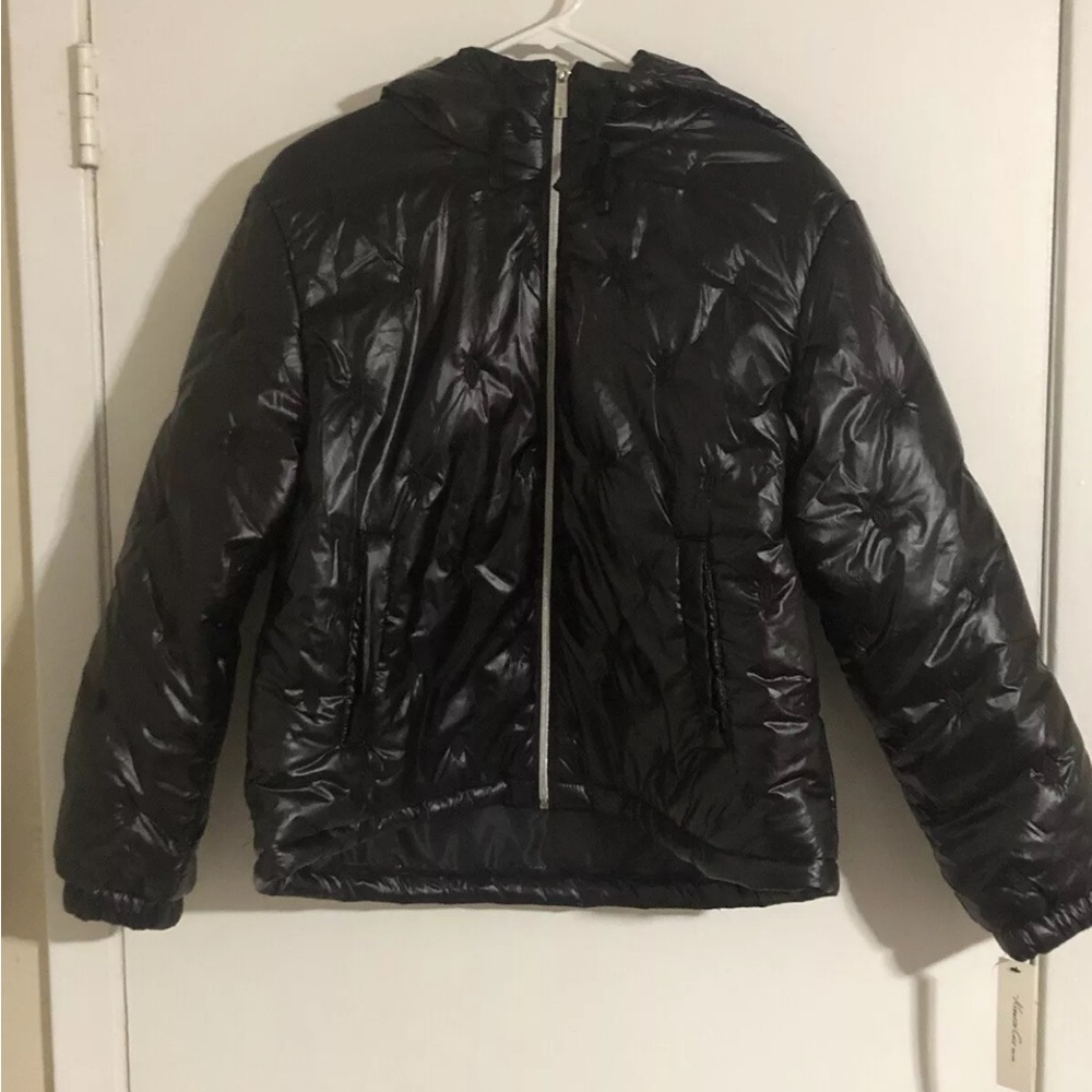 Kenneth Cole New York Black Puffer Jacket